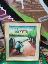 Quadro su tela coppia anziana – M. Yehya
