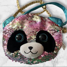 Borsetta orsetto peluche paillettes