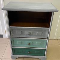 Cassettiera Comodino Shabby Chic