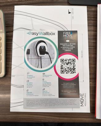 Stazione di Ricarica Easy Wallbox Free2 Move
