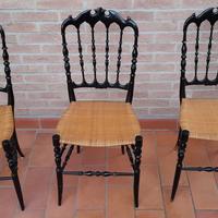 Sedie modello "Parigina" chiavarine