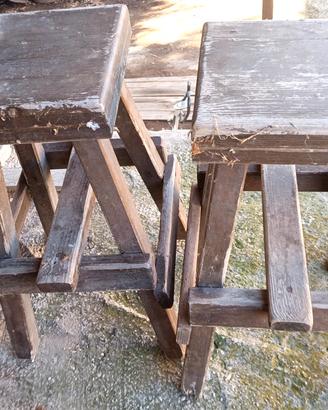 Sgabelli in legno da pub