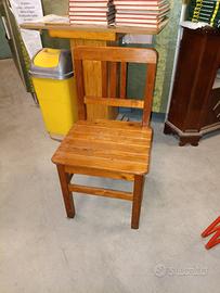 Sedia Vintage in Legno