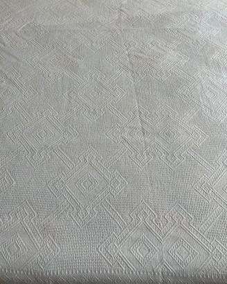 COPRILETTO SINGOLO VINTAGE-DECORO GEOMETRICO