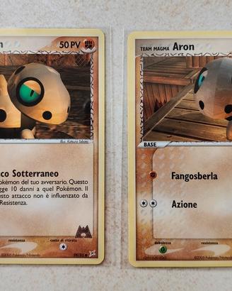 Aron 58/95 e Aron 59/95 Pokemon 