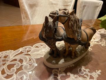 Coppia cavalli cacciapuoti