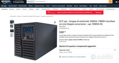 UPS Gruppo di continuità ELIT 1000VA 900W