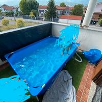 Piscina Bestway 221x150 + Pompa Intex 26642