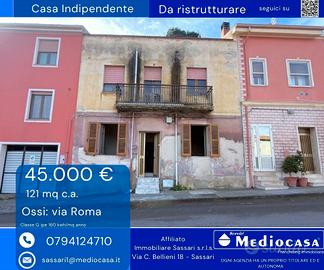 Ossi,Via Roma - Casa indipendente da ristrutturare