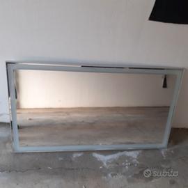 Specchio da parete bagno 51x91cm con luci integrat