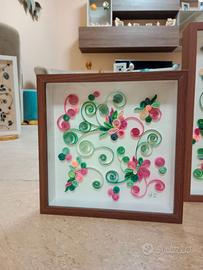 Quadri artigianali realizzati con la tecnica del q