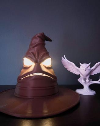 Cappello magico parlante con luce LED decorativo