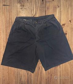Bermuda Rifle pantaloncini vintage uomo cotone blu