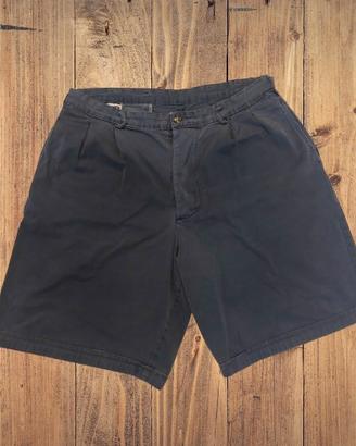 Bermuda Rifle pantaloncini vintage uomo cotone blu