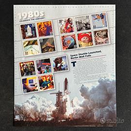 USA Francobolli Celebrate the Century 1980s