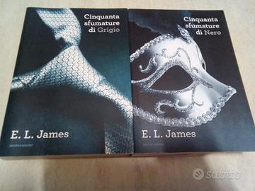 2 libri 50 sfumature di grigio e nero