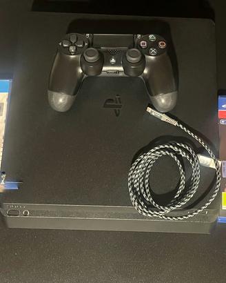 PS4 500 GB + 1JOYSTIK+ FIFA23 + GRAN TURISMO SPORT