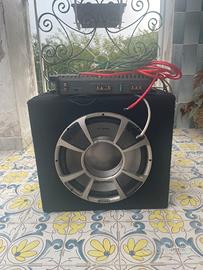 Subwoofer e amplificatore