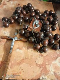 rosario da parete in legno 