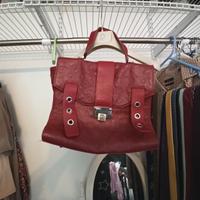 borsa bordeaux in vera pelle 