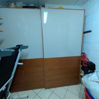 armadio ante scorrevoli vetro acidato