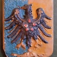 Araldica - stemma in gesso Aquila S. Venceslao