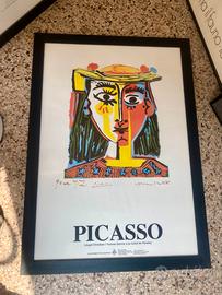 Poster originale Picasso  1988  con cornice