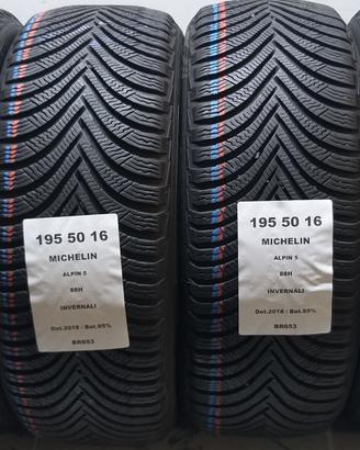 4 GOMME 195 50 16 MICHELIN BR653
