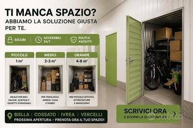 Box / Deposito Self-Storage asciutto e pulito da 1