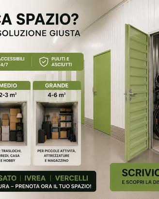 Box / Deposito Self-Storage asciutto e pulito da 1