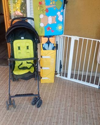 Passeggino lettino e cancelletto