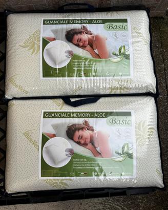 Guanciale memory foam ALOE VERA made in italy