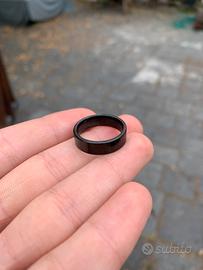 Anello uomo nero misura 18