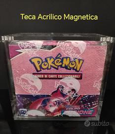 case acrilico Magnetico per booster box Pokemon 36