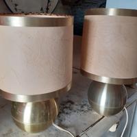 lampade da tavolo in ottone