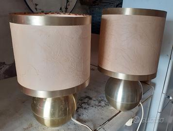 lampade da tavolo in ottone