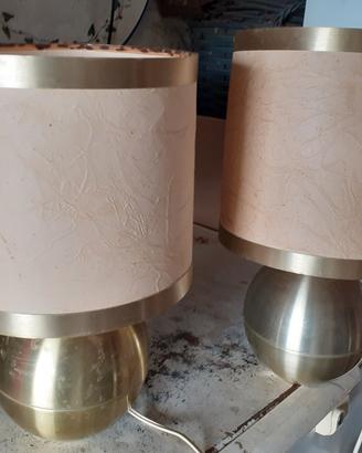 lampade da tavolo in ottone