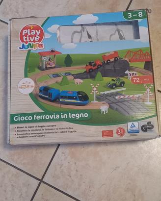 Pista in legno Ferrovia
