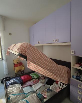 letto contenitore matrimoniale 