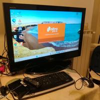 PC QUAD CORE ASROCK+TV 32" FULLHD REGZA