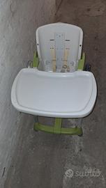 seggiolino  pieghevole  per  la pappa