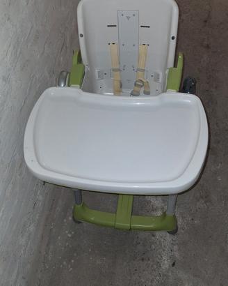 seggiolino  pieghevole  per  la pappa