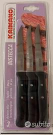Set 3 coltelli bistecca KAIMANO