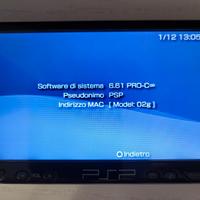 PlayStation psp portatile con giochi e accessori