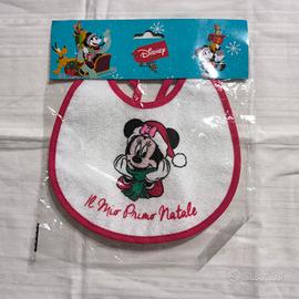 Bavaglino Disney Baby "Il Mio Primo Natale" Minnie