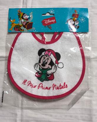 Bavaglino Disney Baby "Il Mio Primo Natale" Minnie