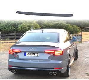 SPOILER AUDI A4 B9 SEDAN 15-19 LOOK RS4 NERO OPACO