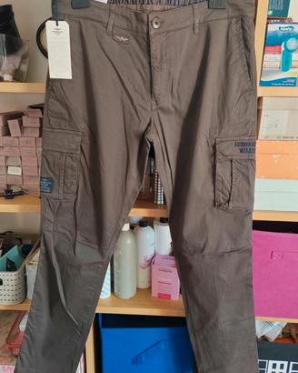 Pantaloni Aeronautica Militare tg 52 verde oliva