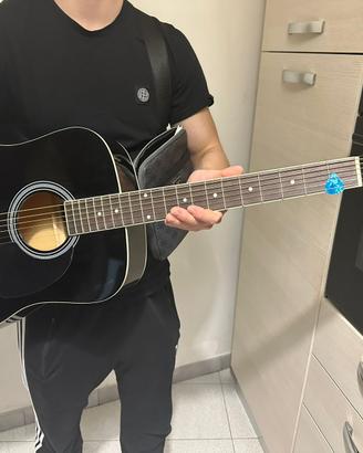 Chitarra acustica Savannah nera