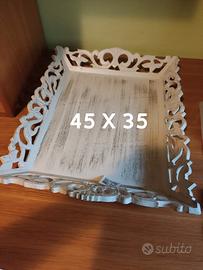 vassoio in legno nuovo 